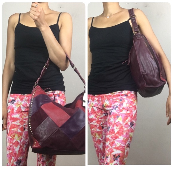 The Sak silverlake patchwork hobo shoulder bag - Picture 15 of 15